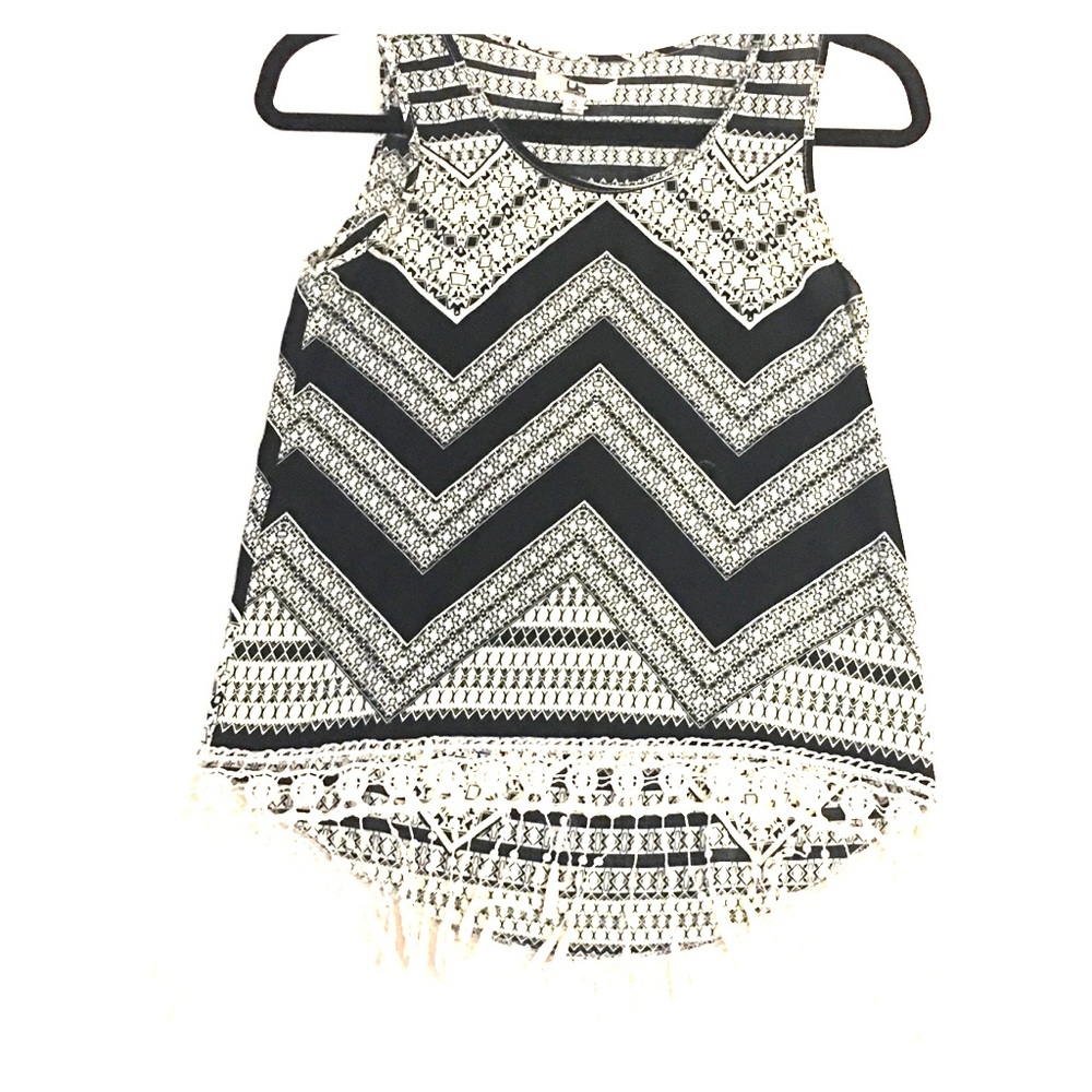 Uga Tank Top with fringe
